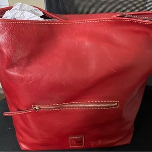 Large New Dooney Bourke red Hobo